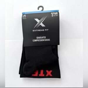 Extreme Fit Graduated Compression Socks Knee High Size L/XL